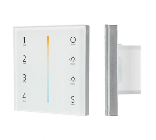 Панель Sens SMART-P38-MIX White (230V, 4 зоны, 2.4G)  027118  Arlight