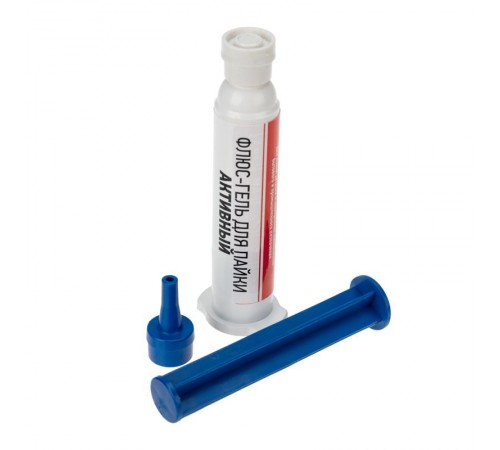 Флюс-гель для пайки АКТИВНЫЙ 12 мл (техно-шприц)  09-3680  REXANT