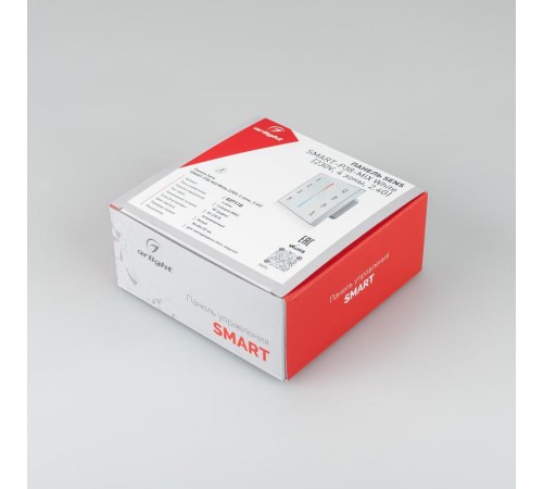 Панель Sens SMART-P38-MIX White (230V, 4 зоны, 2.4G)  027118  Arlight