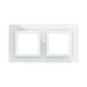 Рамка из натурального стекла, "Avanti", белая, 4 модуля  4400824  DKC