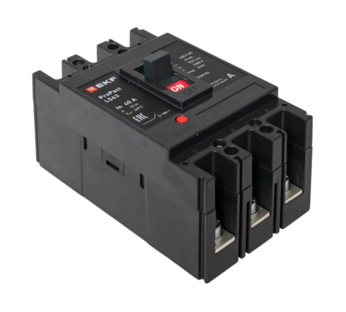 Выключатель автоматический LS63 15кА 3P 40А ProPact  mccb-63-15-3-40-ls  EKF