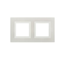 Рамка из натурального стекла, "Avanti", белая, 4 модуля  4400824  DKC