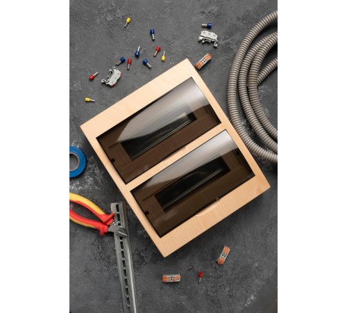 Щит распределительный навесной ЩРН-П-24 светлое дерево IP41 EKF PROxima  pb40-n-24-light  EKF