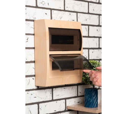 Щит распределительный навесной ЩРН-П-24 светлое дерево IP41 EKF PROxima  pb40-n-24-light  EKF