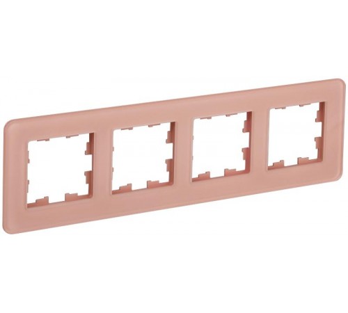 BRITE Рамка 4-ая РУ-4-2-Бр стекло дымчатый RE  BR-M42-G-41-K97  IEK