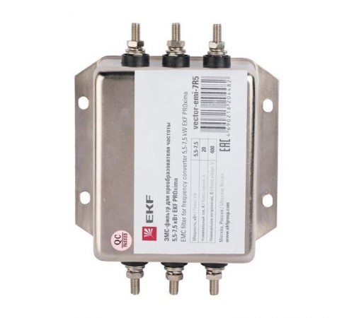 ЭМС-фильтры для преобразователя частоты 0,75-1,5 кВт  vector-emi-1R5  EKF