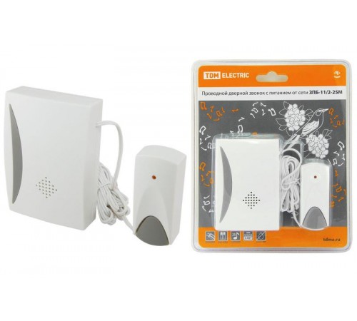 Звонок ЗПБ-11/2-25М (пров., бат.)   SQ1901-0015  TDM