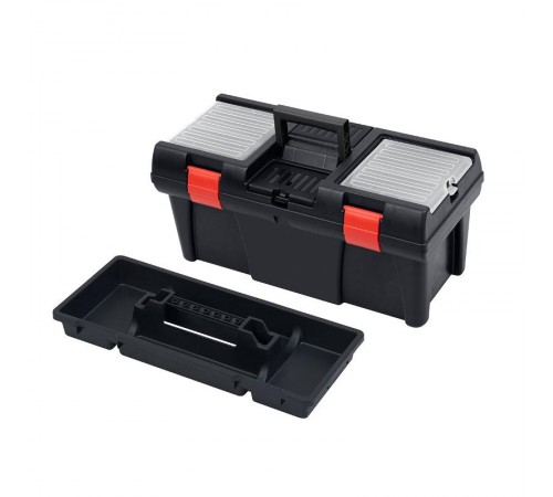 Ящик для инструментов 53х26х25см Patrol STUFF Semi Profi 20 черный  146179  Tech-KREP