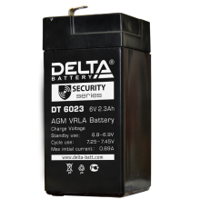 Аккумуляторная батарея ОПС серии DT 6023  6В/2,3Ач  DT 6023  DELTA