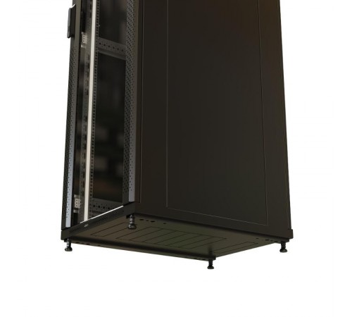 WR-TT-2268-AS-RAL9004 Шкаф напол. 19-дюйм., 22U, 1166x600х800 мм, перед. стек. дверь со стал. перф. боков., зад. дверь сплош.,  520174  WRLine