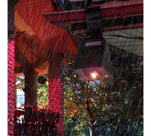 ERAFS024-06 Подвесной фасадный светильник с лазерной проекцией красные точки,на солн. бат.,3LED,3 lm  Б0044246  ЭРА