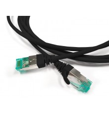 PC-LPT-SFTP-RJ45-RJ45-C6A-5M-LSZH-BK Патч-корд S/FTP, экранированный, категория 6a (100% Fluke Component Tested), 30AWG, LSZH, 5 м 445836  Hyperline