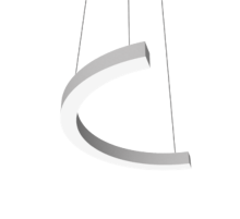 Светодиодный светильник Enso C 570х285х40 мм 12 Вт 3000 К подвесной RAL9003 белый матовый с рассеивателем опал  V1-R0-0C523-30000-2001230  VARTON