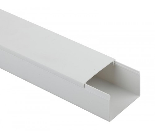 KK-W-60-40 Кабель-канал ЭРА 60x40 белый (18м.)  Б0031138  ЭРА