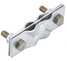 Зажим заземл. диаг. пол./прут.-пол./прут. нерж. сталь  ZGC12-20-1-16-40  IEK