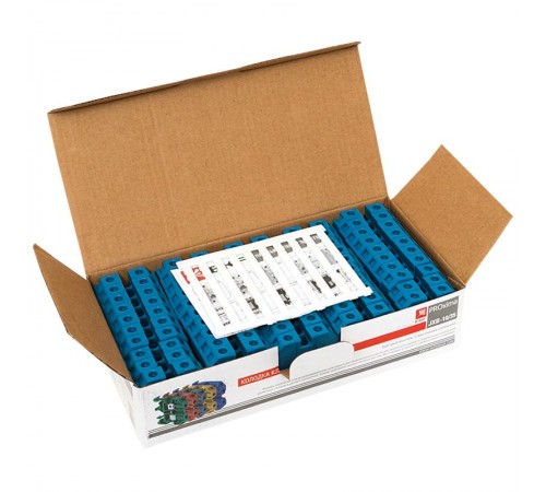 Колодка клеммная JXB-10/35 синяя EKF PROxima  plc-jxb-10/35b  EKF