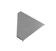 Крышка переходника правого 50-300 мм "ПЛЮС" HD  KPDplus50-300-R HD   КМ-профиль