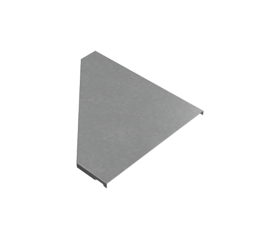 Крышка переходника правого 50-300 мм "ПЛЮС" HD  KPDplus50-300-R HD   КМ-профиль