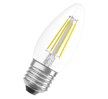 Лампа светодиодная LEDPCLB40 4W/827 230V FIL E27 10X1  4058075439511  OSRAM