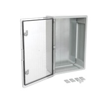 Корпус пластиковый с монтажной панелью ЩМП IP65 прозрачная дверь 600х400х200  PR08.26495  Промрукав