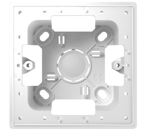 Simon 24 Белый Коробка для накладного монтажа 1-ая  2400751-030  Simon