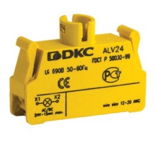 Контактный блок с клеммным  безвинтовым зажимом под лампу BA9s  ACVAD  DKC