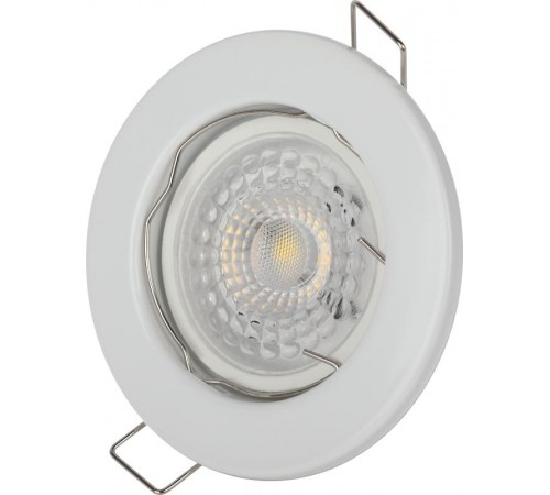 Светильник точечный встраиваемый под лампу ST1 50Вт MR16 белый штампованный  C0043797  ЭРА