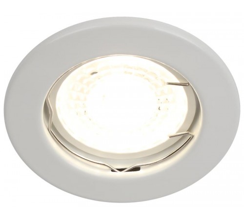 Светильник точечный встраиваемый под лампу ST1 50Вт MR16 белый штампованный  C0043797  ЭРА