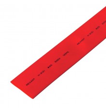 Термоусадка 25,0 / 12,5 мм, красная (1м)  22-5004  REXANT