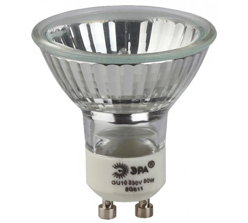Лампа галогенная STD GU10-JCDR (MR16) -35W-230V GU10 35Вт софит нейтральная белая  Б0051799  ЭРА