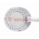Лупа настольная 3D+12D с подсветкой 48 LED, белая  31-0245  REXANT