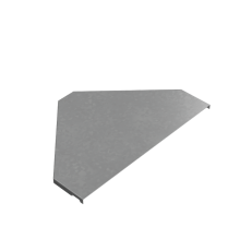 Крышка переходника центрального 50-400 мм "ПЛЮС" HD  KPDplus50-400-C HD   КМ-профиль