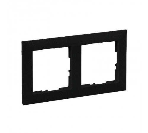SUNO Рамка декоративная универсальная 2-постовая Цвет "Антрацит"  721522  Legrand