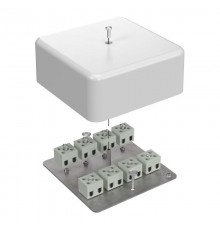 Коробка огнестойкая для кабель-канала 40-0470-FR2.5-16 Е15-Е60 (латунь) 103х103х45 IP42 16p, 2.5 мм.кв. 40-0470-FR2.5-16-Е60  Промрукав