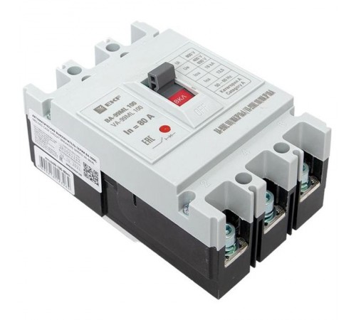 Выключатель автоматический ВА-99М 100/80А 3P 18кА EKF Basic  mccb99-100-80mI  EKF