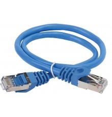 Коммутационный шнур (патч-корд), кат.5Е FTP, 1м, синий  PC03-C5EF-1M  ITK