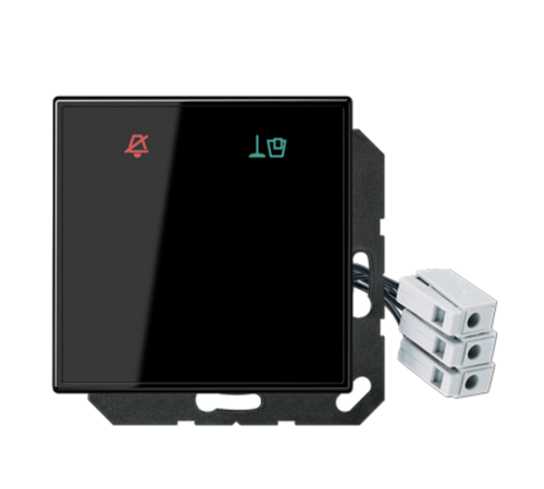 Накладка (стекло) для внешнего DND-модуля с LED-лампами, 24 В LSCUKO6M24SW Jung