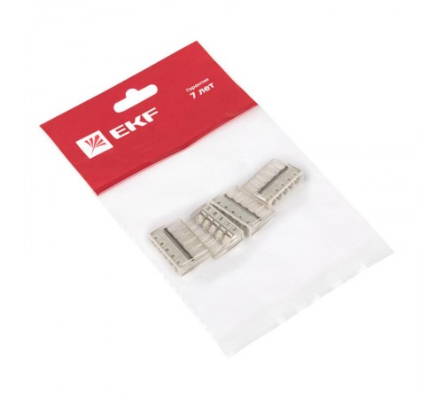 Клемма СМК 2273-245 (с пастой) 5 отверстий 0,5-2.5мм2 (4шт.) EKF PROxima  plc-smk-2273-245r  EKF