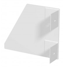 Заглушка торцевая кабель-канала GEK левая 133x110 мм, сталь белый  6282870  OBO Bettermann