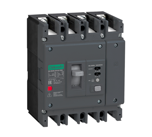 Силовой авт. выкл. ВА-302Rc Sel 3P 20А 50кА 50/100/300мА 0,4/0,5/1с  28511DEK  DEKraft