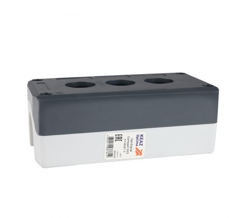 Корпус кнопочного поста OptiSignal Compact D22 C7-BD67-3 3 отв. IP67 XALD03  362236  КЭАЗ