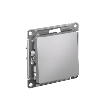 AtlasDesign Алюминий Выключатель 1-клавишный, сх.1, 10АХ, механизм, быстрозажимные клеммы  ATN000311S  SE