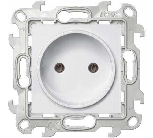 Simon 24 Белый Розетка 2К   2450442-030  Simon