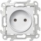 Simon 24 Белый Розетка 2К   2450442-030  Simon