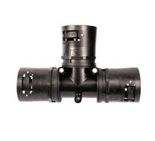 Ответвитель AT281628/T/BLY, Т-образный, полиамид 66/эластомер, черный/желтый, d28/d16/d28, 1 шт. в пачке  7TCA296170R0480  ABB