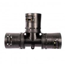 Ответвитель AT281628/T/BLY, Т-образный, полиамид 66/эластомер, черный/желтый, d28/d16/d28, 1 шт. в пачке  7TCA296170R0480  ABB