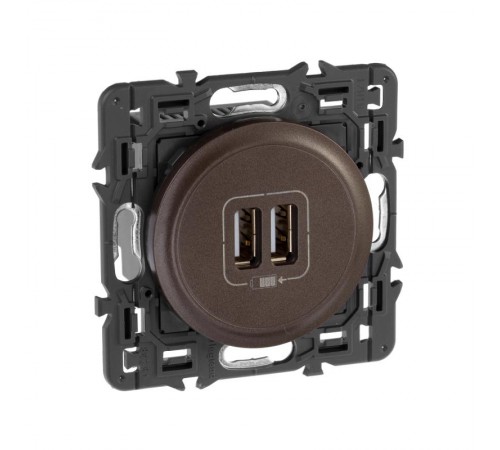 Celiane Мех USB розетки 2 ной  067462  Legrand