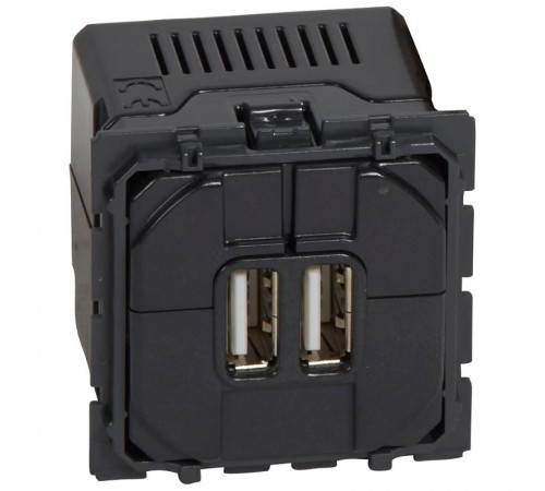 Celiane Мех USB розетки 2 ной  067462  Legrand