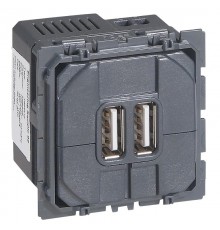 Celiane Мех USB розетки 2 ной  067462  Legrand