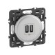 Celiane Мех USB розетки 2 ной  067462  Legrand